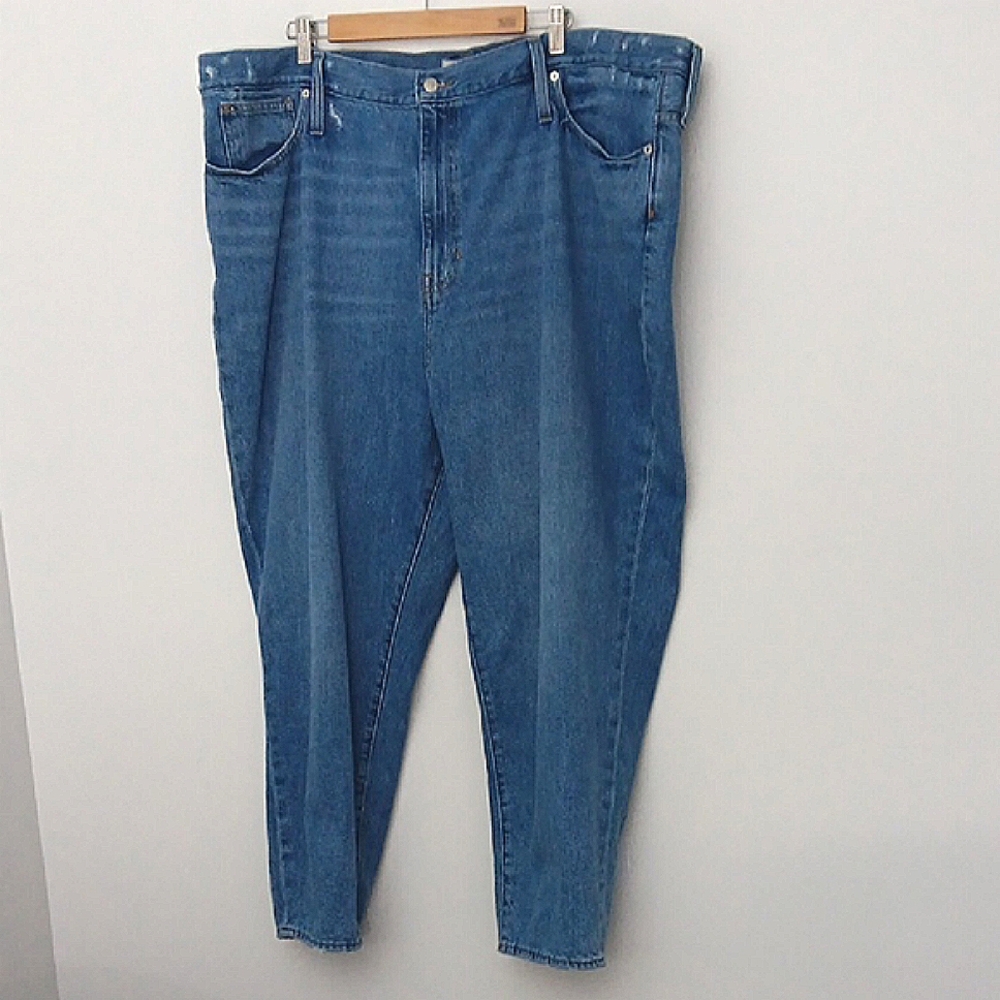 Madewell Jeans Women's Size 37 The Mom‎ Jean Ankle Distressed Waist High Rise